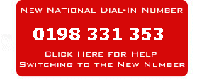 New Dial-In Number - 0198 333 831 - Click here for help switching to the new number.
